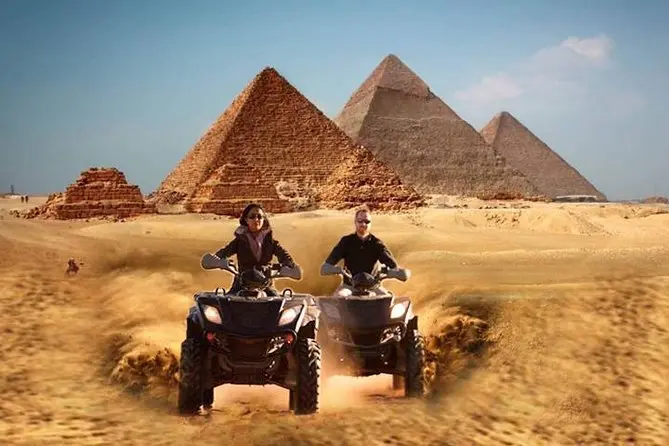 Thrilling ATV, Camel, and Horse Safari Around the Pyramids of Giza