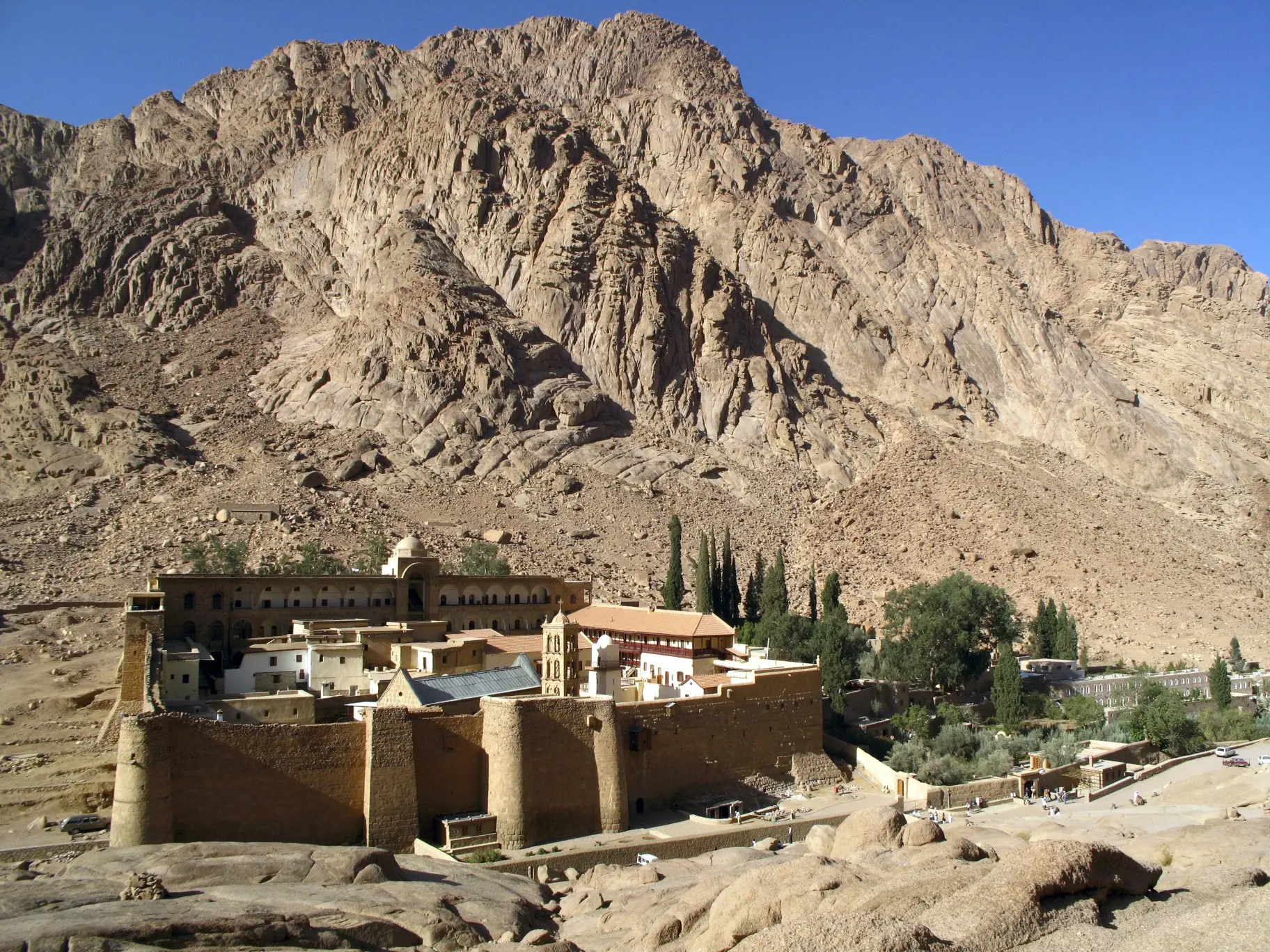 St. Catherine at the foot of Mount Sinai